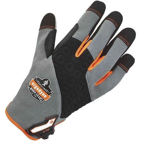 PROFLEX BY ERGODYNE 710 Utility Gloves, X-Large, Gray EGO17045